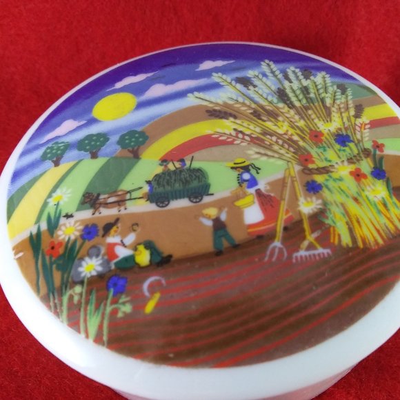 Trinket just for keeps trinket box Farm rainbow - Picture 1 of 8